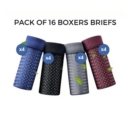 8-PACK Bamboo Fibre Boxer Shorts