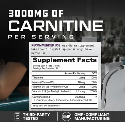 Liquid L-Carnitine 3000 - New Triple Blend