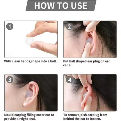 Soft Silicone Earplugs