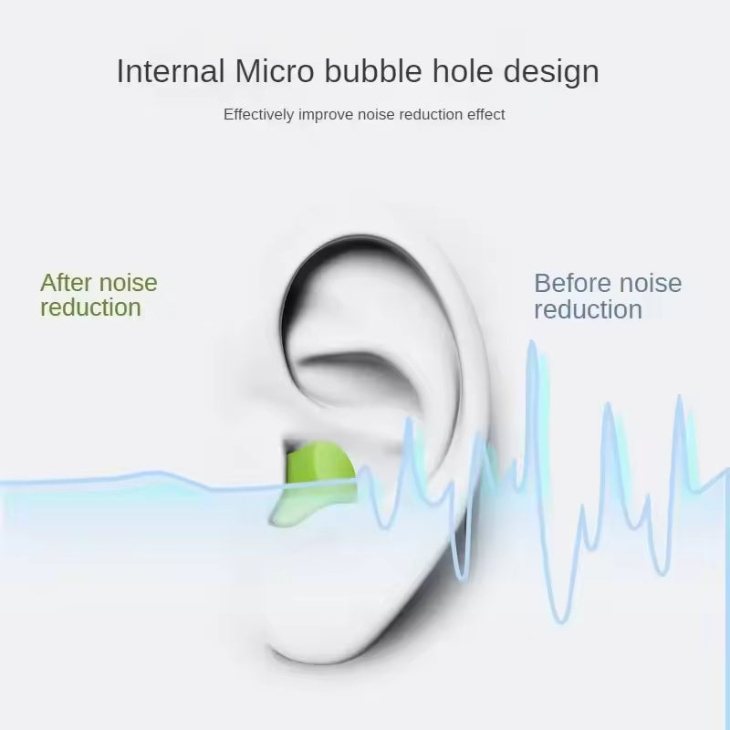 Soft Foam Earplugs - Anti-Noise