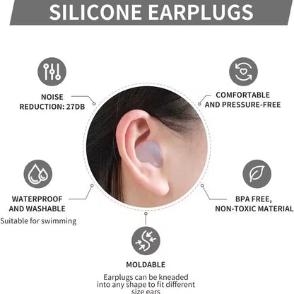 Soft Silicone Earplugs