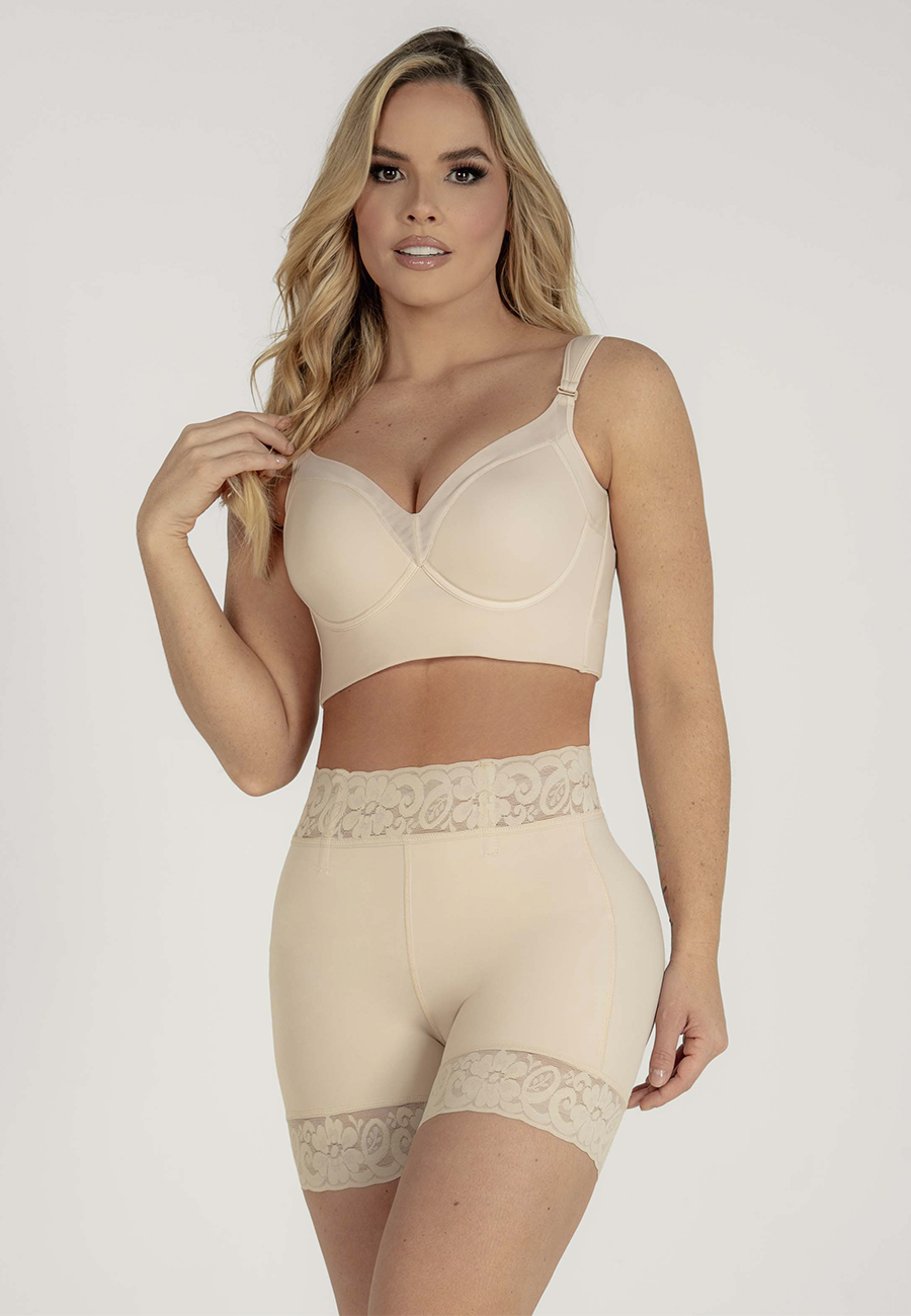 Trendy Control Shorts with BBL Effect